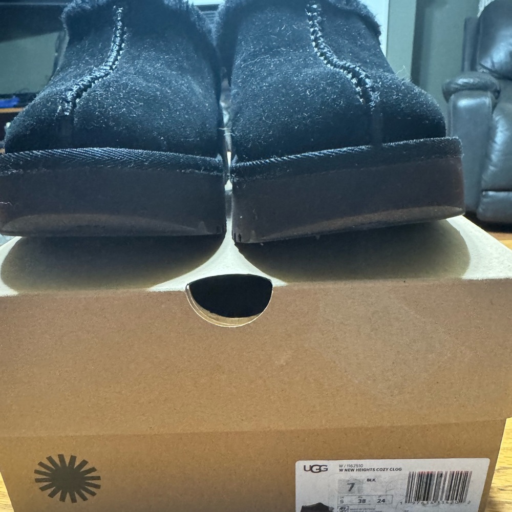 UGG Black Cozy Clogs